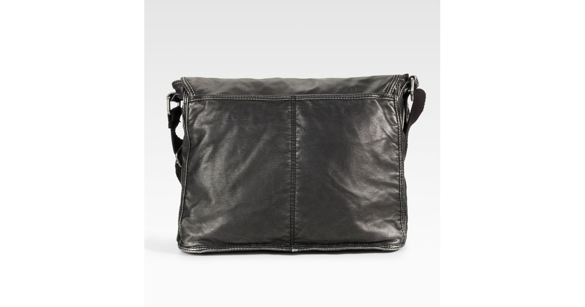 DIESEL Angus Messenger Bag in Black for Men Lyst