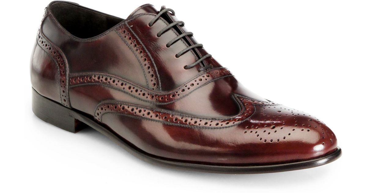 burgundy wingtip