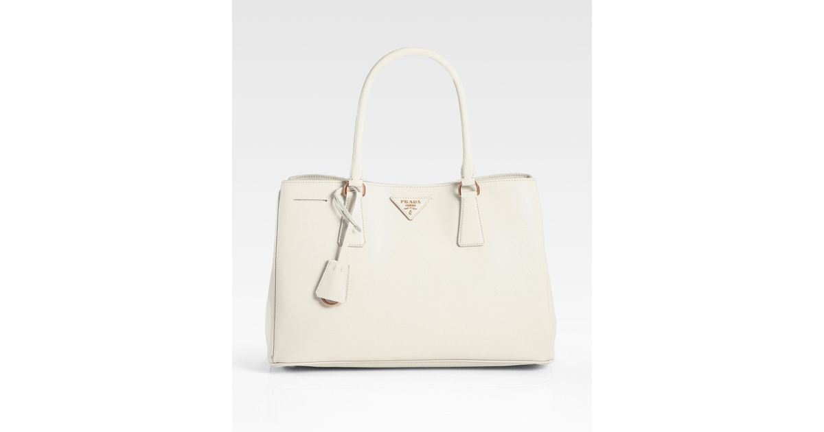 white prada purse