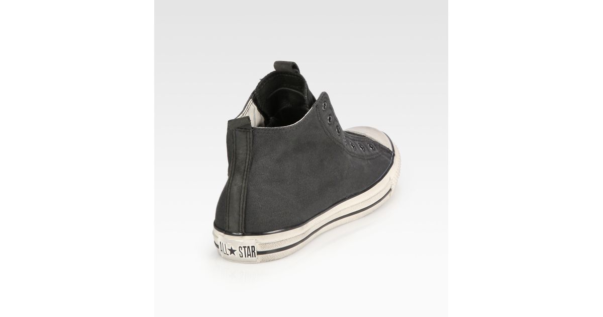 laceless high top sneakers