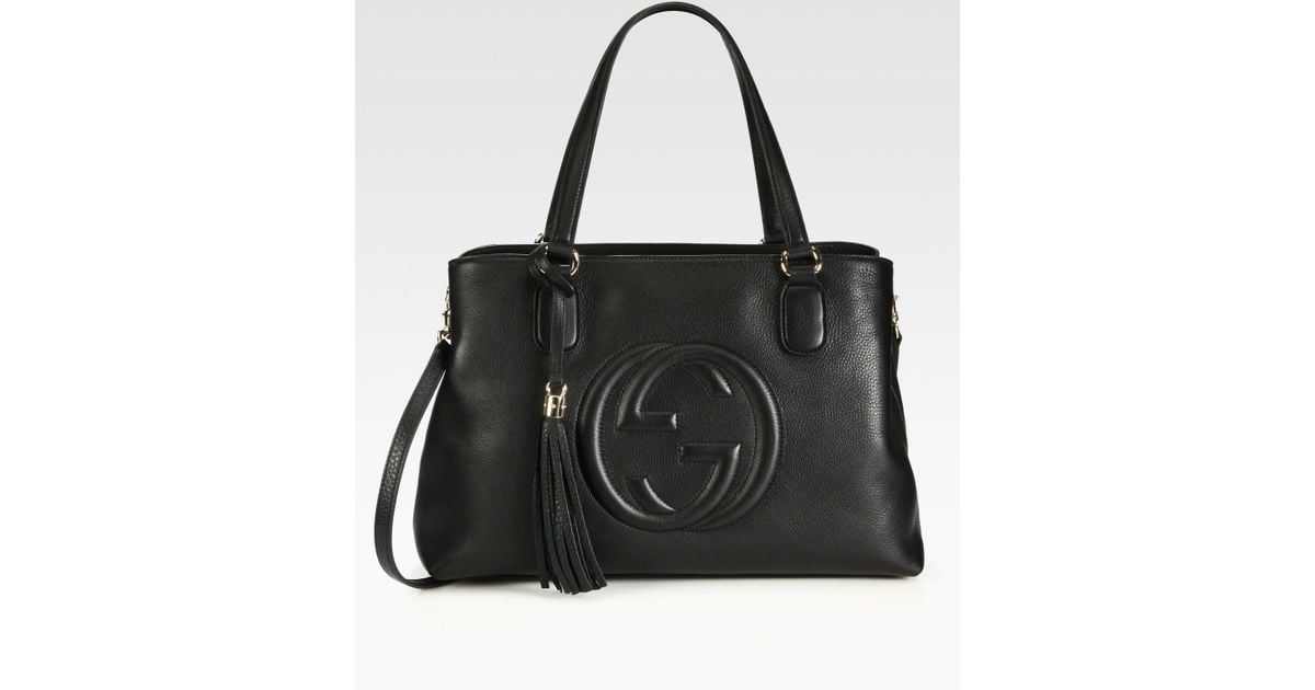 gucci soho tote black