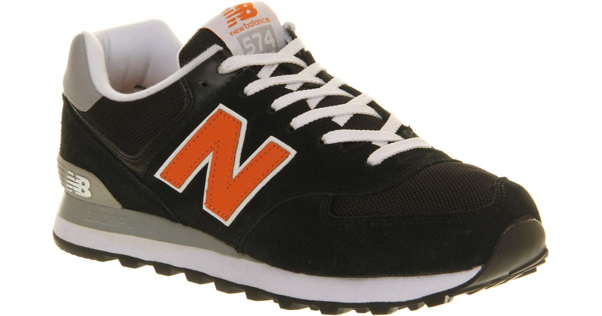 new balance orange and black