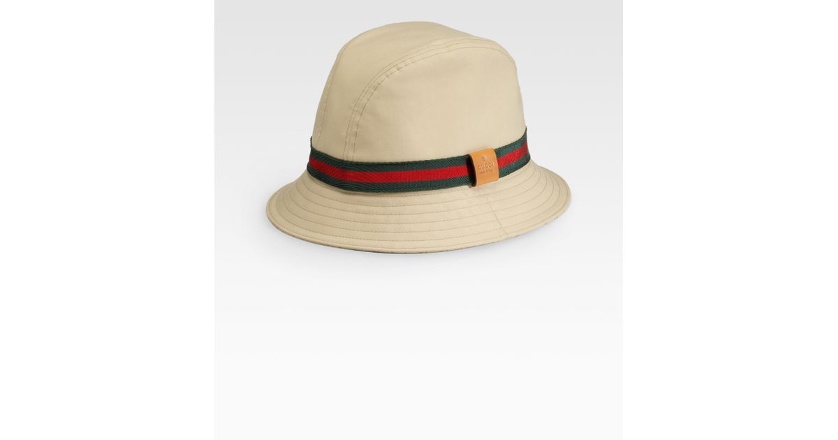 white gucci bucket hat