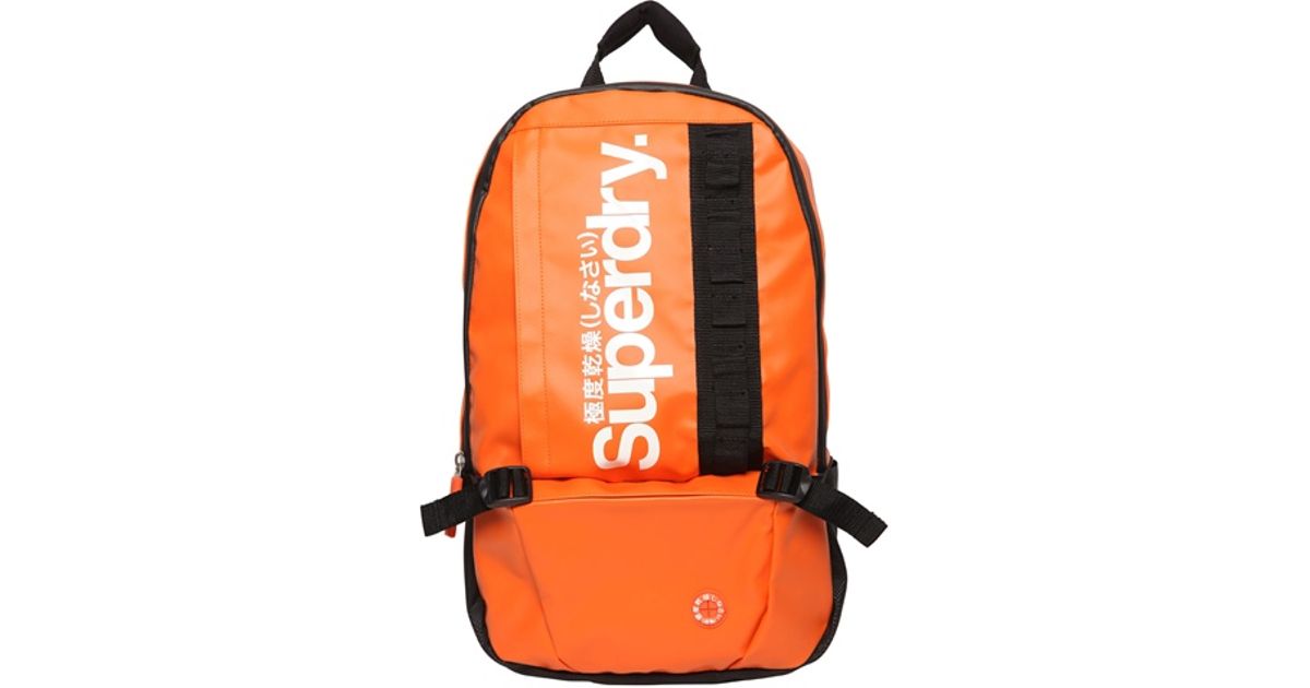 Superdry Skinny Backpack in Orange for Men Lyst UK