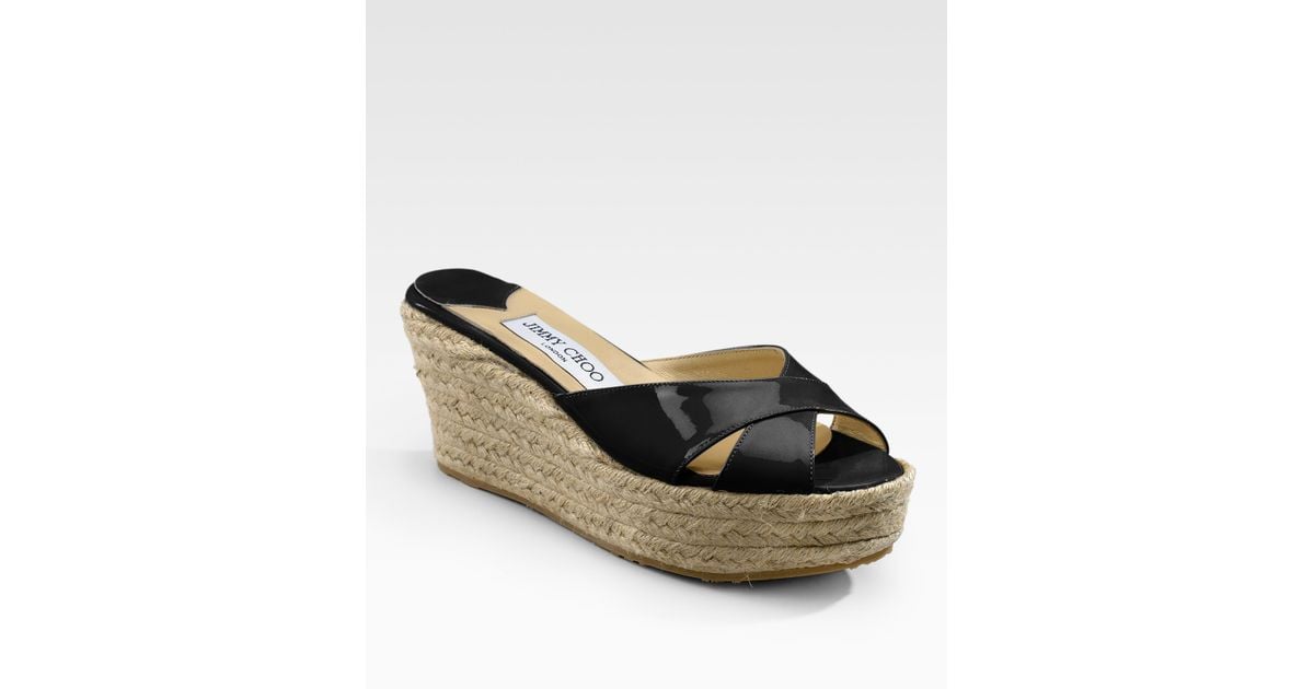 jimmy choo wedge slides