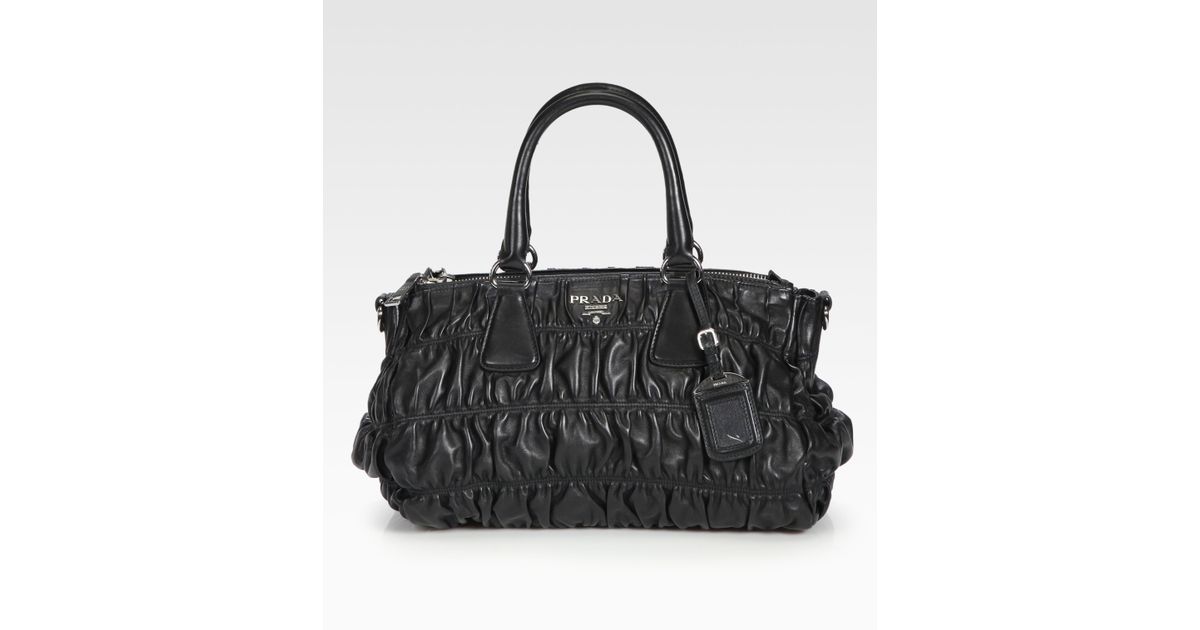 prada ruched bag