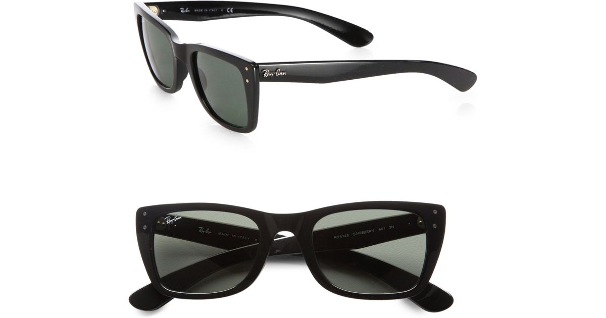 Ray-Ban Caribbean Sunglasses in Black for Men - Lyst