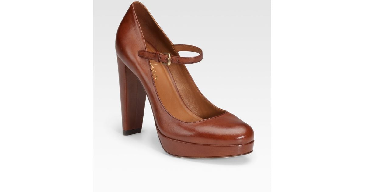Cole Haan Stephanie Air Mary Jane Pumps in Brown | Lyst