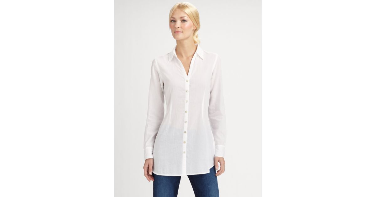 eileen fisher button down shirt