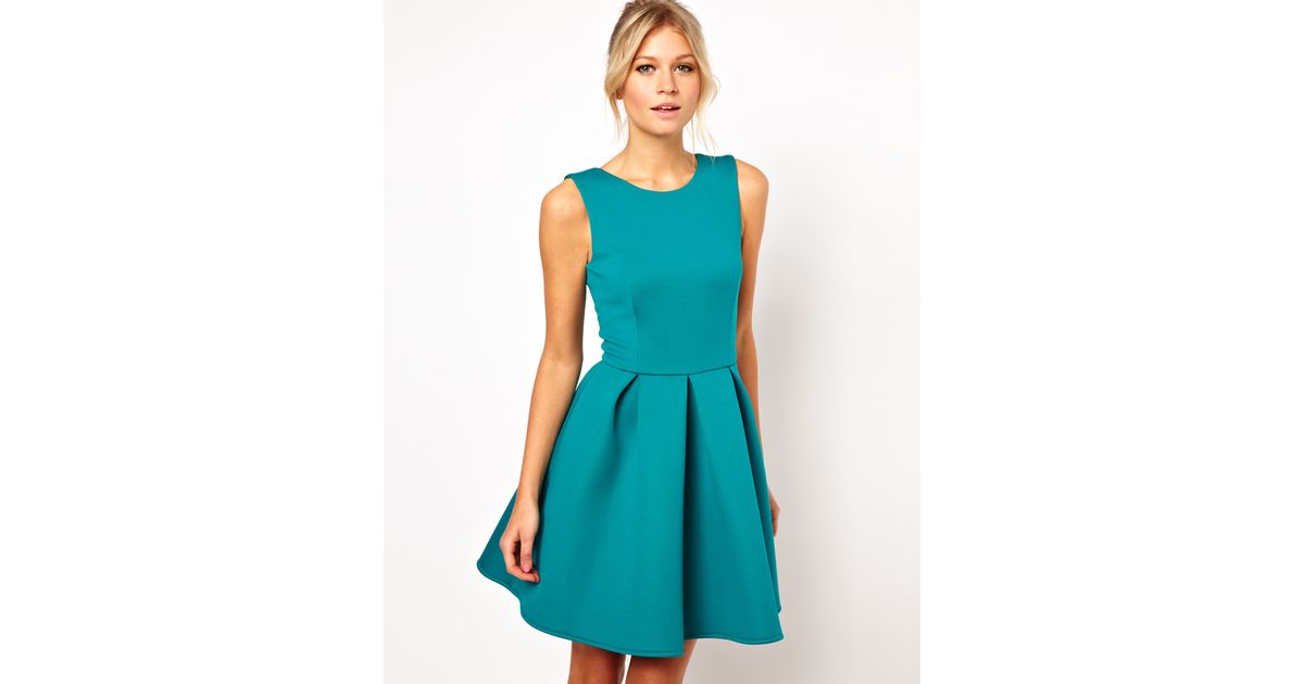 structured skater dress