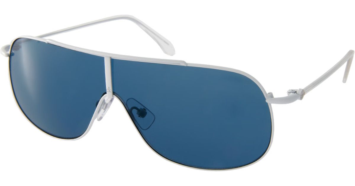 calvin klein white sunglasses