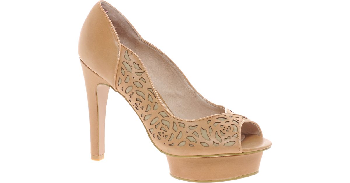 KG by Kurt Geiger Daisy Heeled Sandals in Tan (Brown) - Lyst