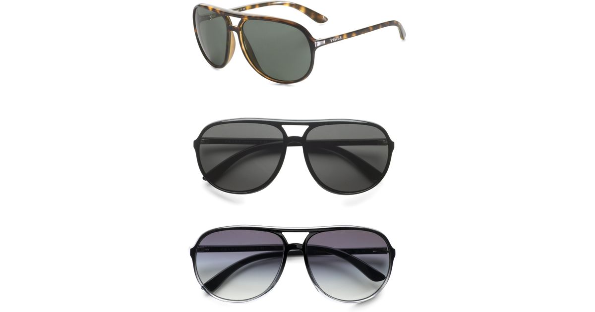 prada mens aviators