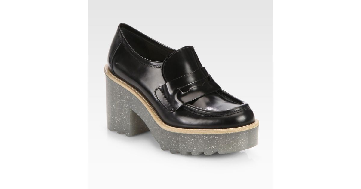 platform loafer pumps