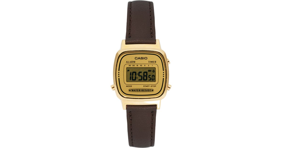 G Shock Brown Leather Strap Digital Watch La670wegl 9ef Lyst - Casio Brown Leather Strap Digital Watch La670wegl 9ef G Shock Brown Leather Strap Digital Watch La670wegl 9ef Lyst - Casio Brown Leather Strap Digital Watch La670wegl 9ef