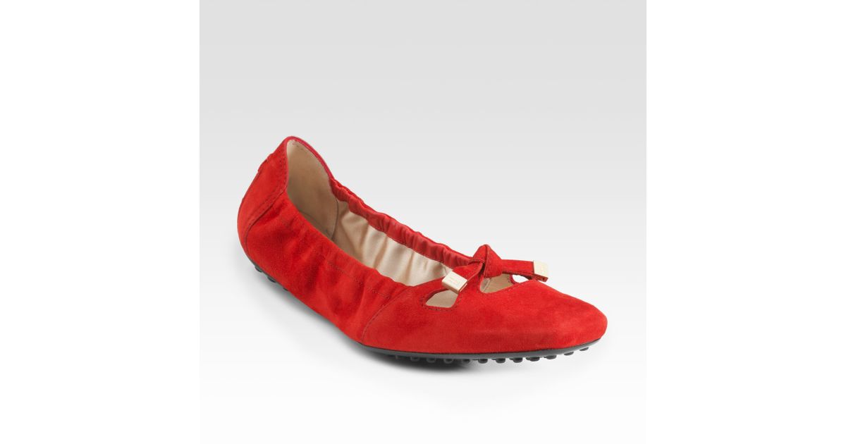 tod's degas ballet flats