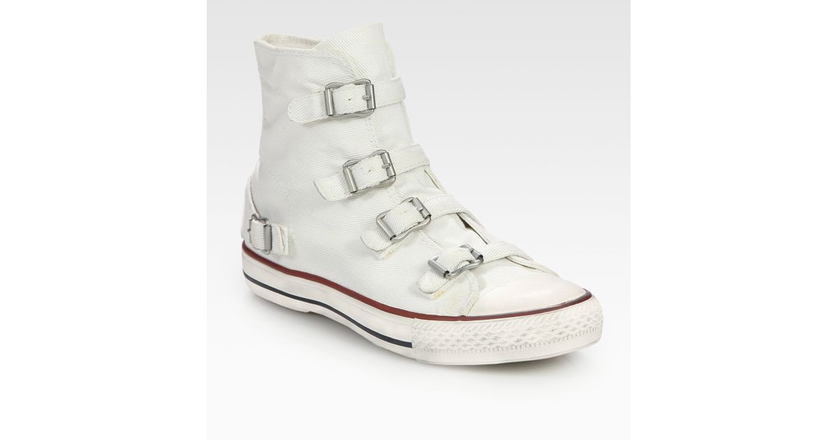 Ash buckle up high top trainers Clearance