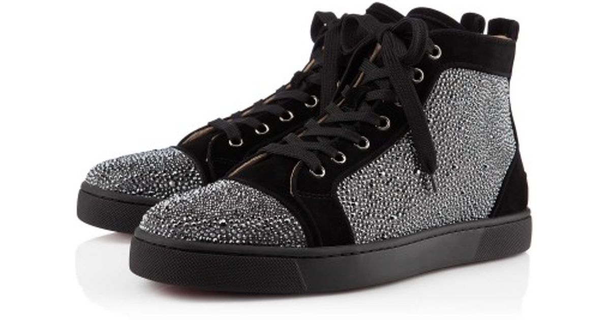 louboutin strass flats