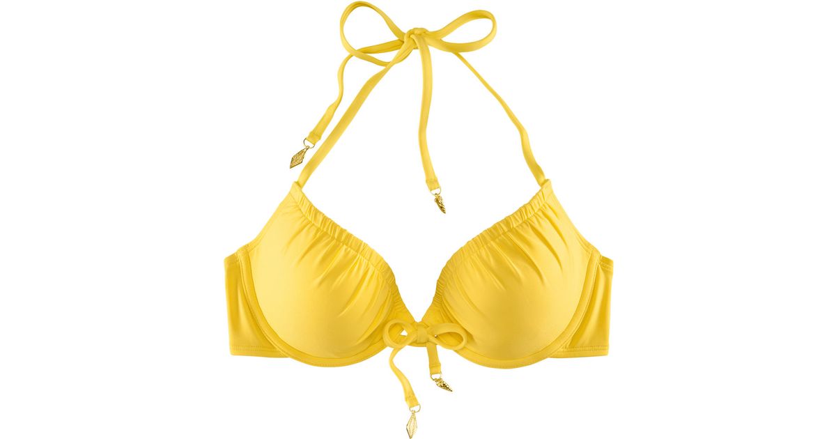 bikini top yellow