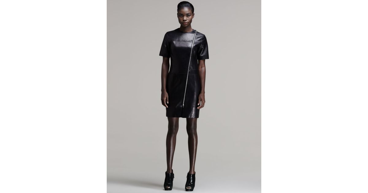 alexander wang black zipper dress