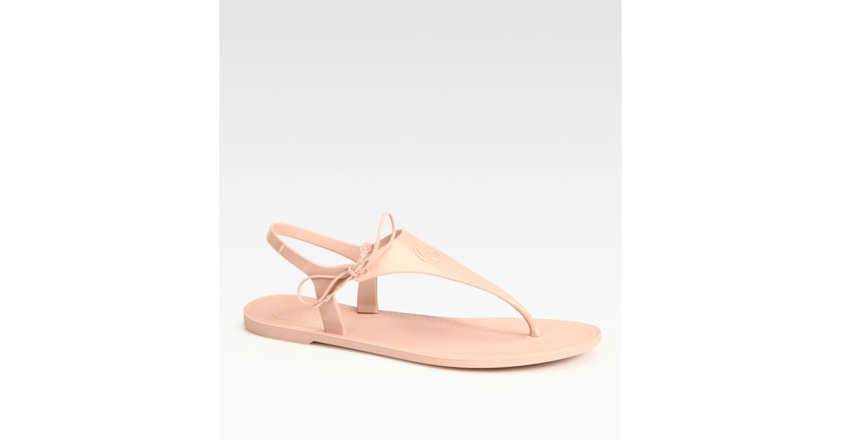Gucci Katina Rubber Thong Sandals in 