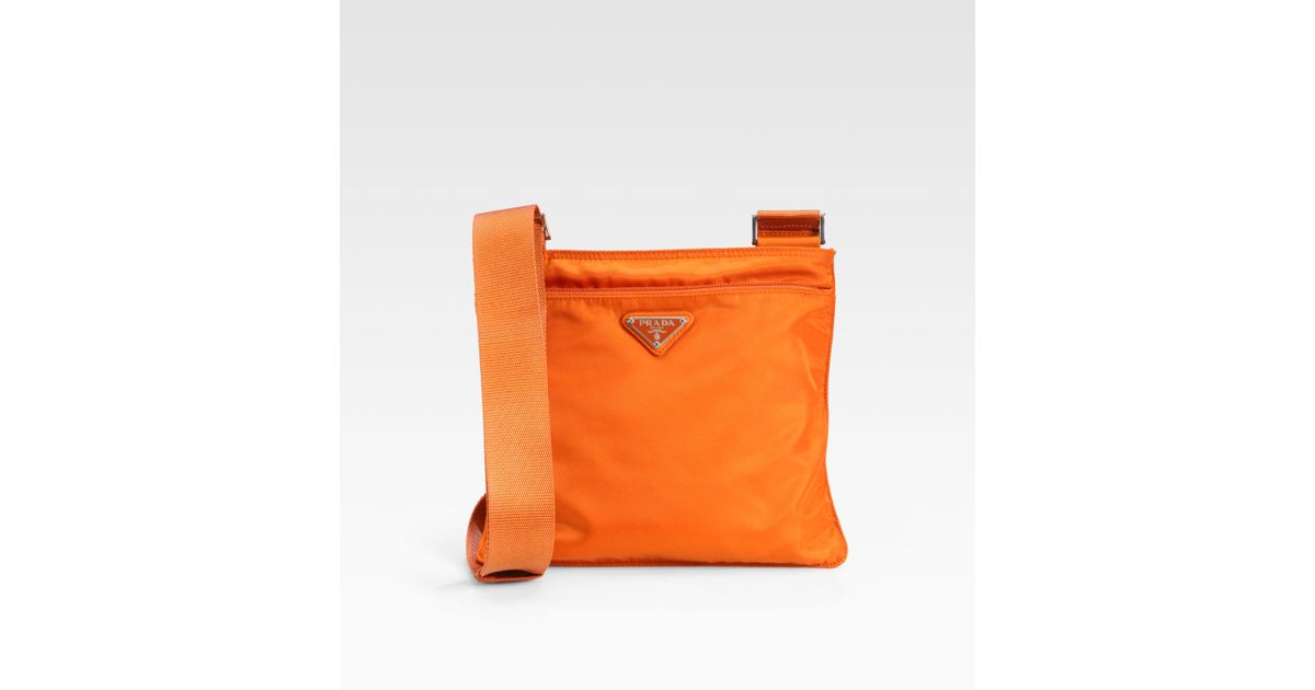 prada orange crossbody bag