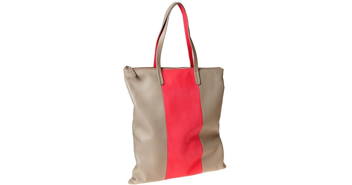 gap leather tote