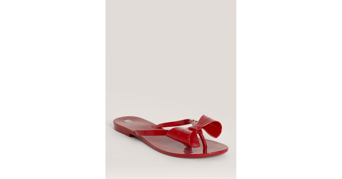 melissa harmonic bow flip flops