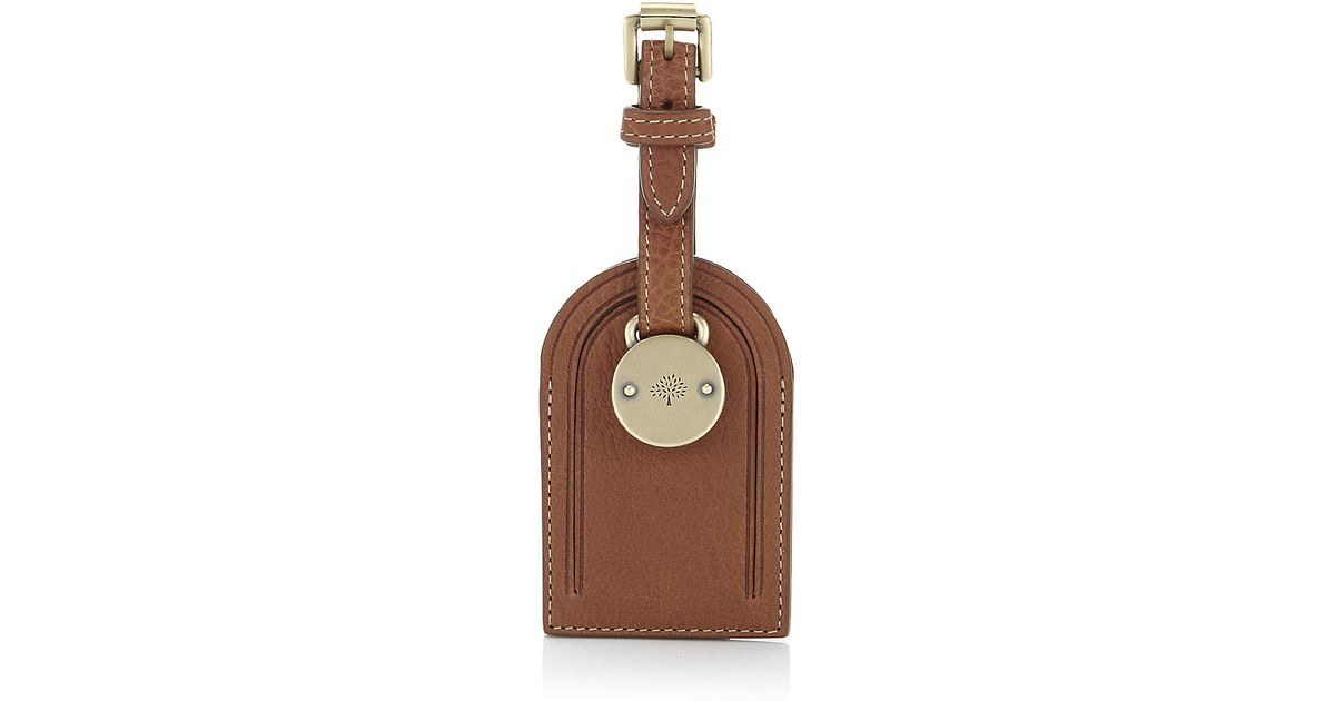 mulberry luggage tag