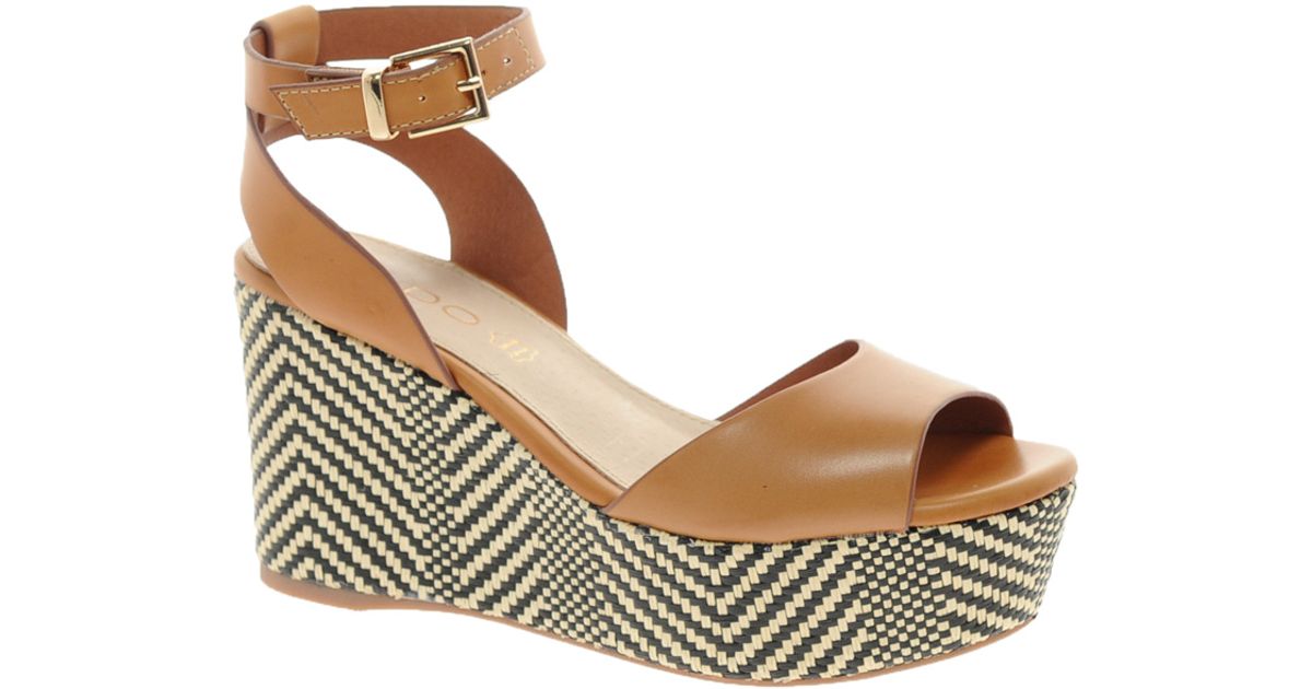 aldo platform wedge sandals
