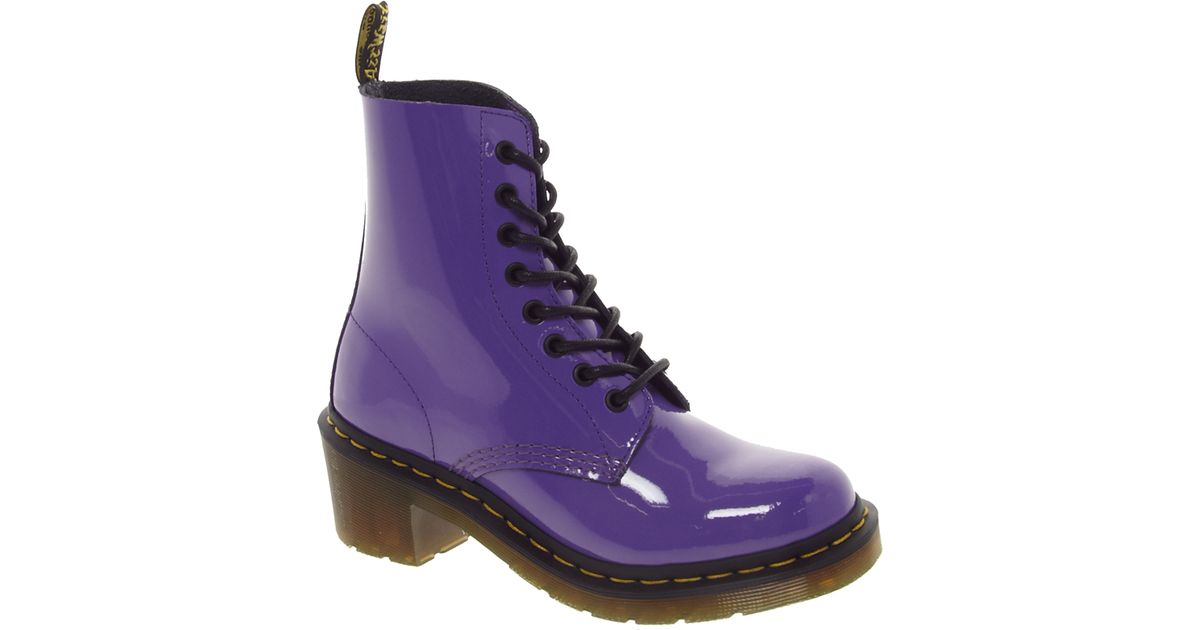 purple patent dr martens