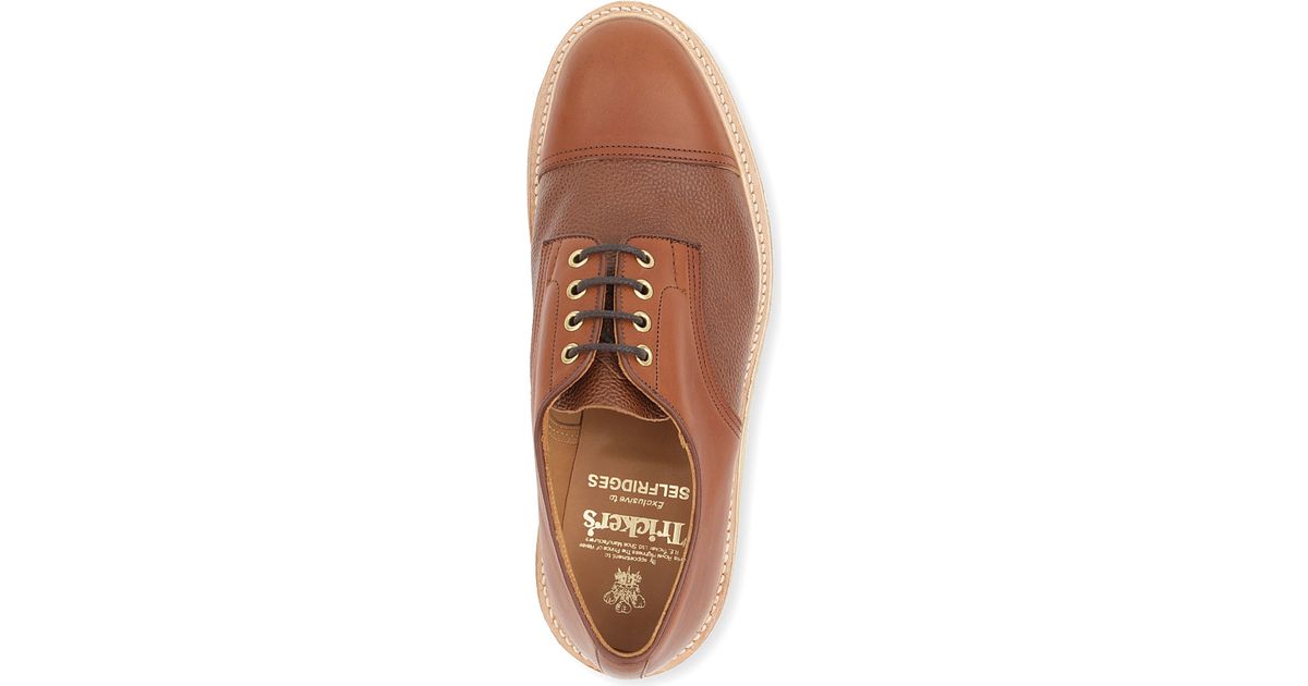 Tricker's George Derby Shoes in Brown 
