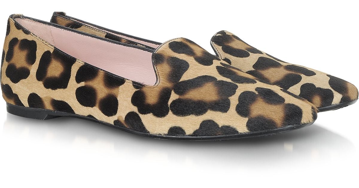 pretty ballerinas leopard loafer