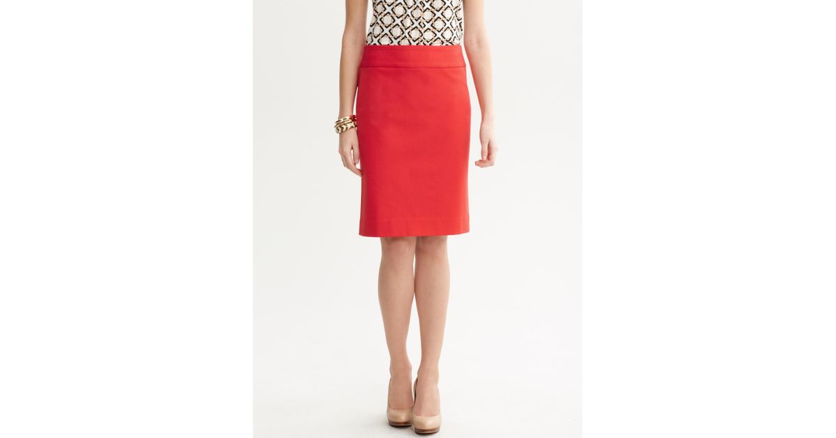 Banana republic red skirt Clearance
