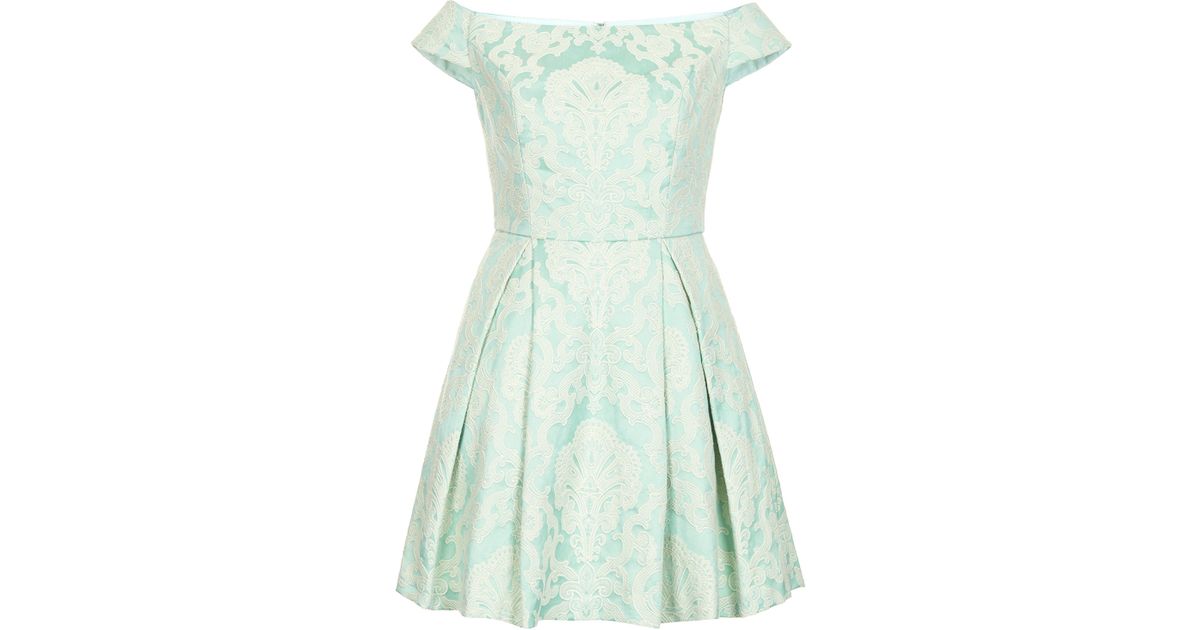topshop mint dress