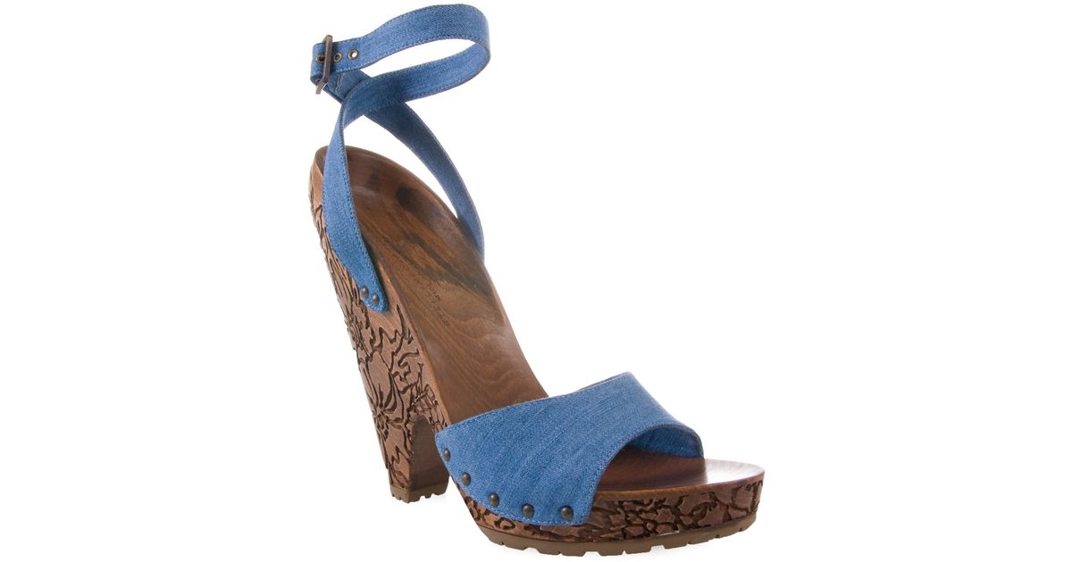 stella mccartney denim sandals