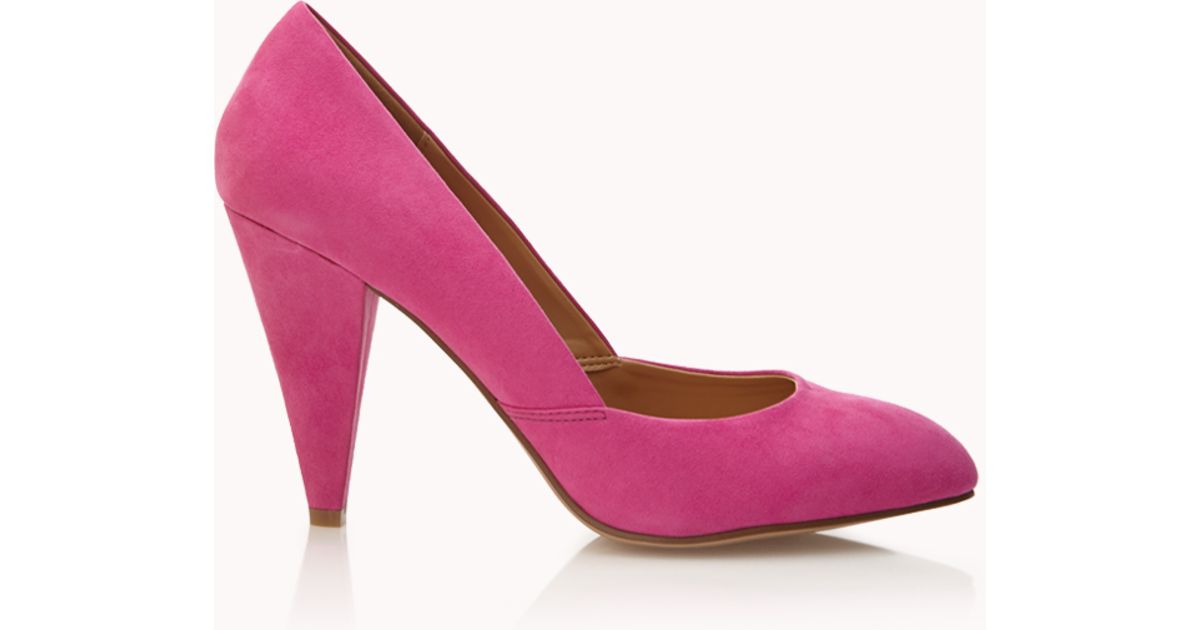 cone heel pumps