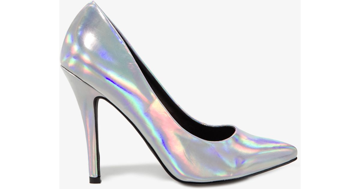 forever 21 silver heels