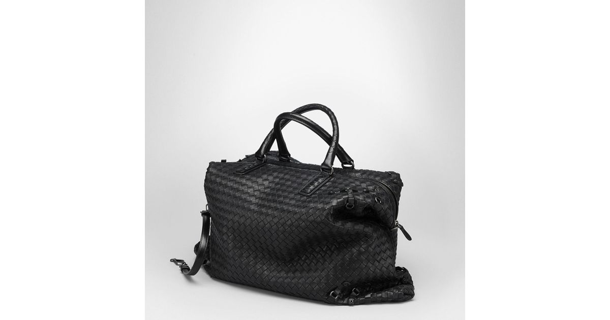 bottega veneta nero intrecciato
