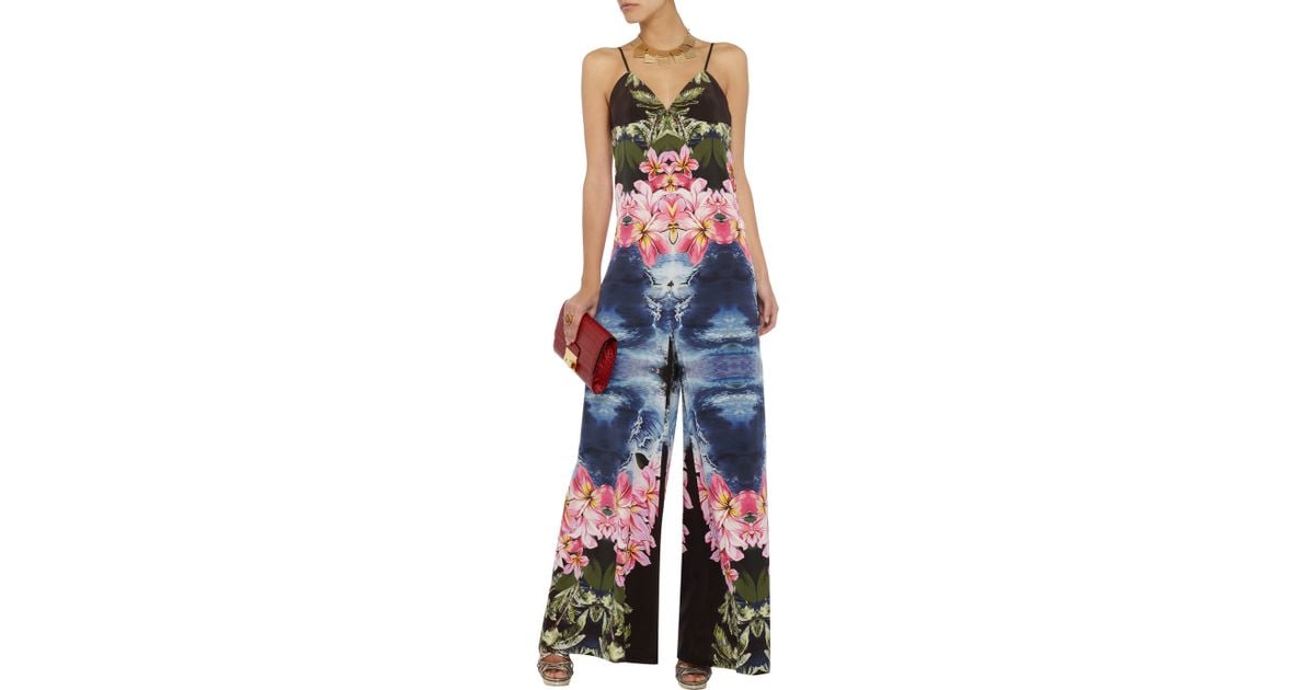 stella mccartney silk jumpsuit