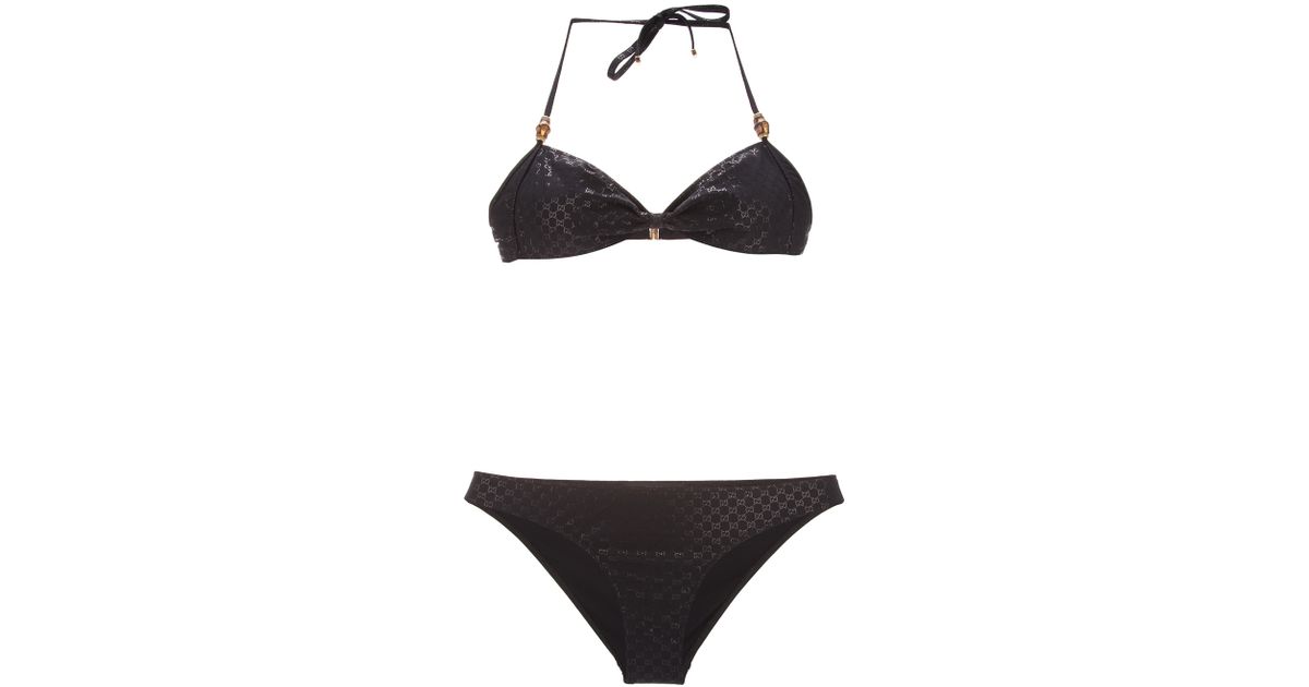 gucci monogram bikini