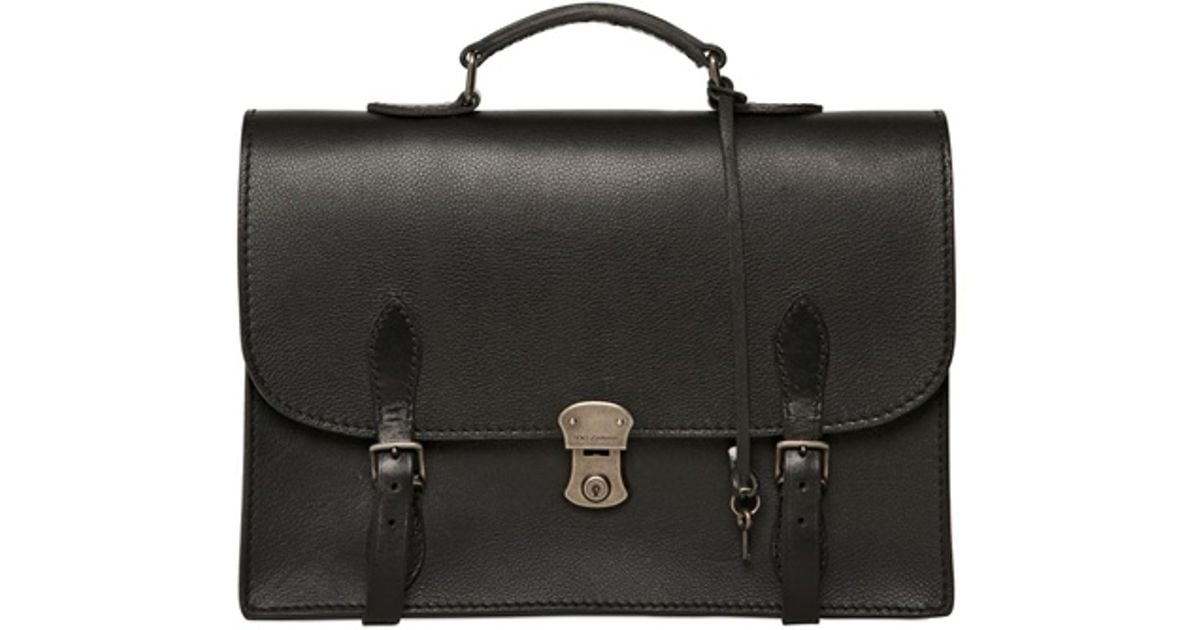 Dolce \u0026 Gabbana Leather Briefcase in 