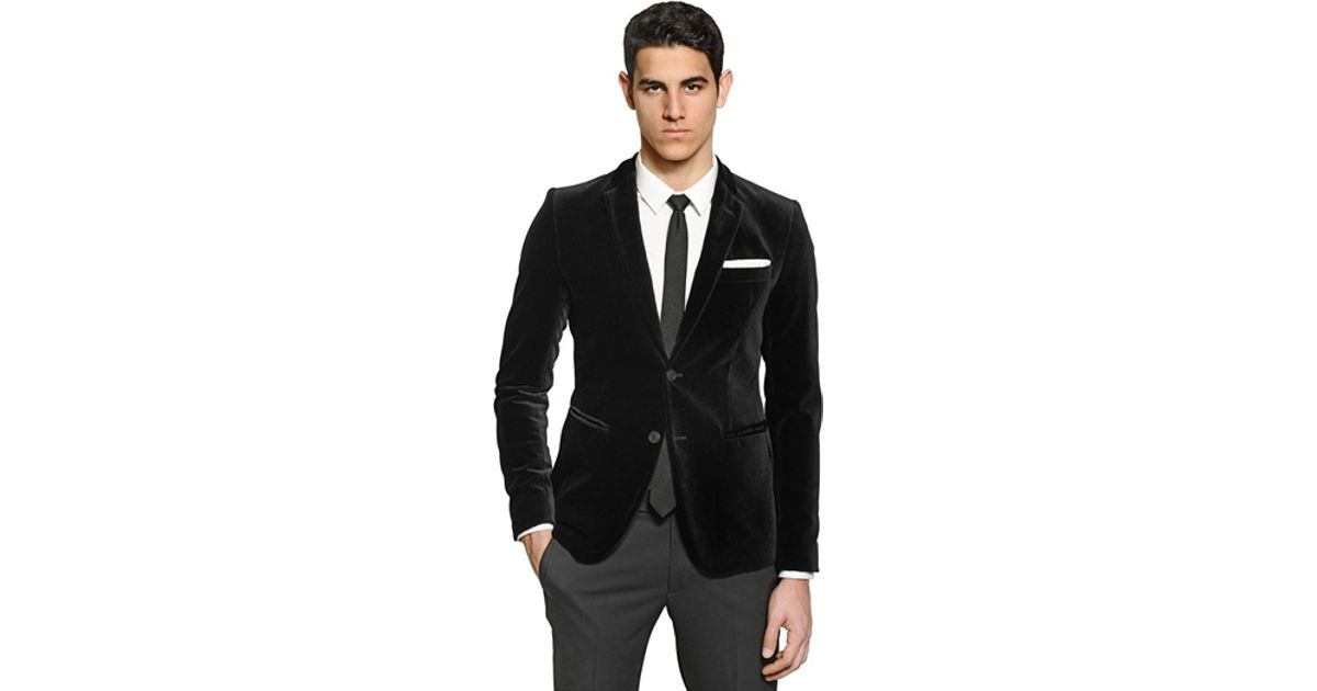 emporio armani velvet jacket