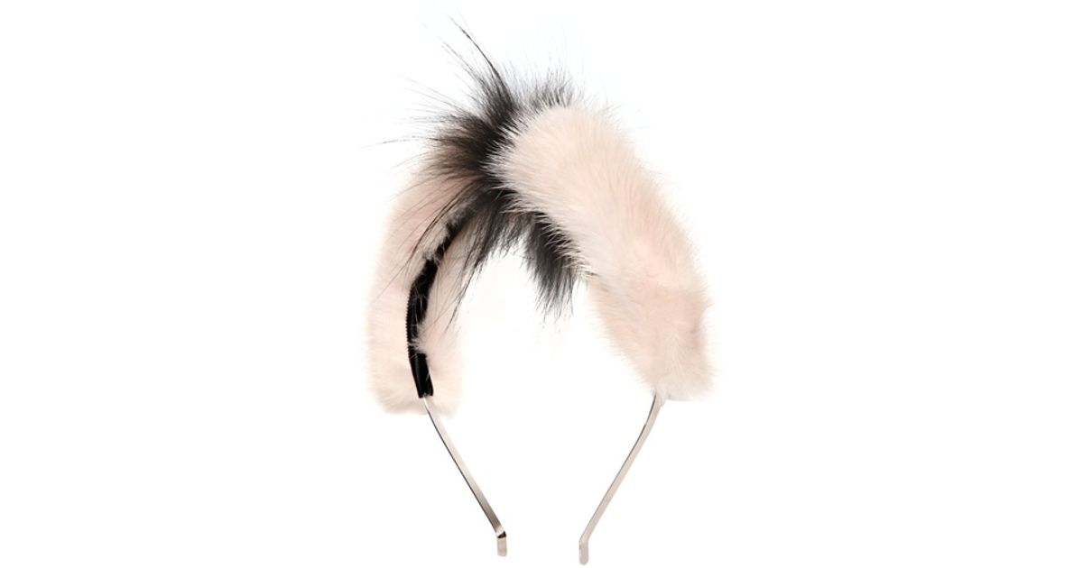 fendi fur headband