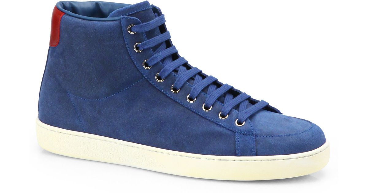 blue gucci high tops