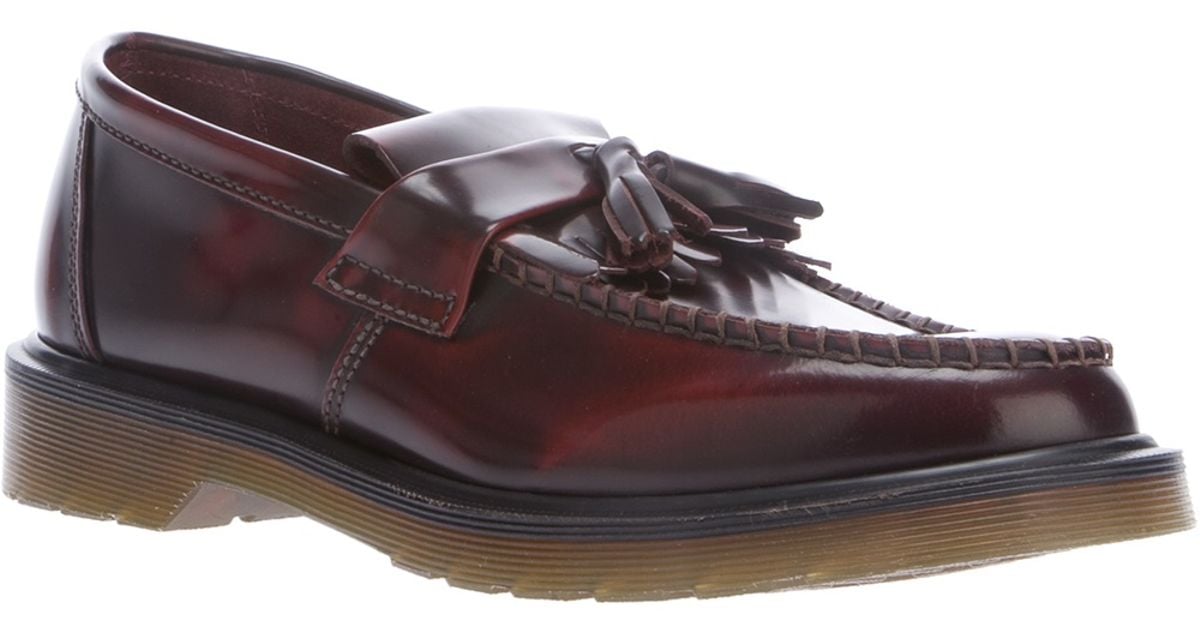 Dr. Martens Core Adrian Loafer in Burgundy (Red) for Men - Lyst
