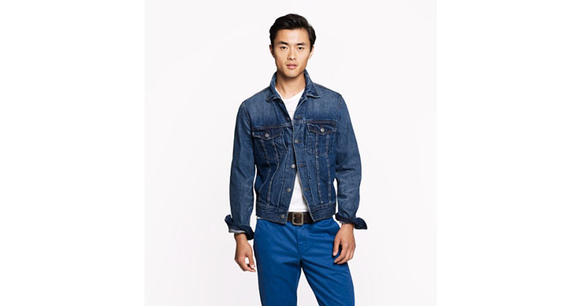 j crew mens denim jacket