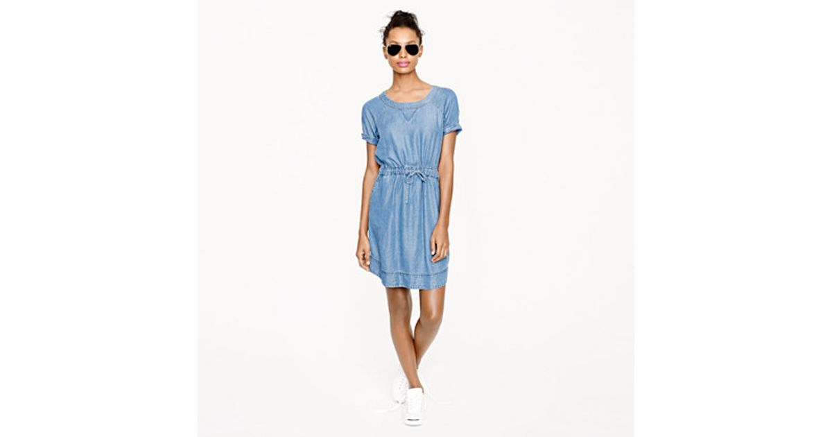 dark chambray dress