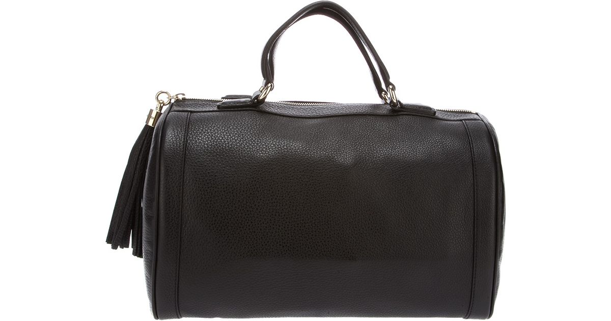 Gucci Boston Soho Duffle Bag in Black | Lyst