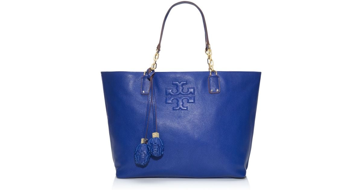 royal blue tory burch purse
